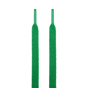 Forest Green Jordan Flat Shoelaces