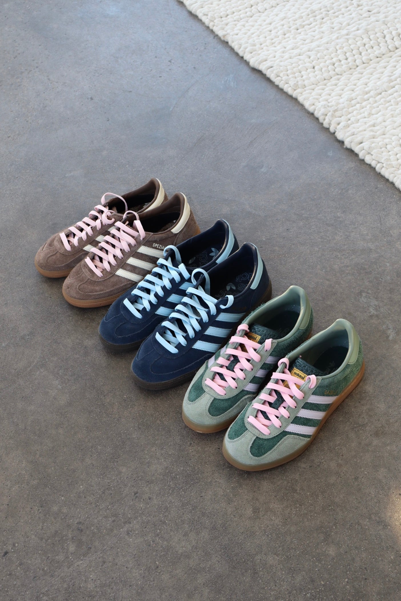 Pastel Blue Jordan Flat Shoelaces