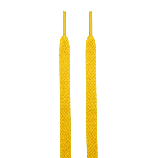 University Gold Jordan Flat Shoelaces