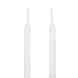 White SB Dunk Oval Shoelaces
